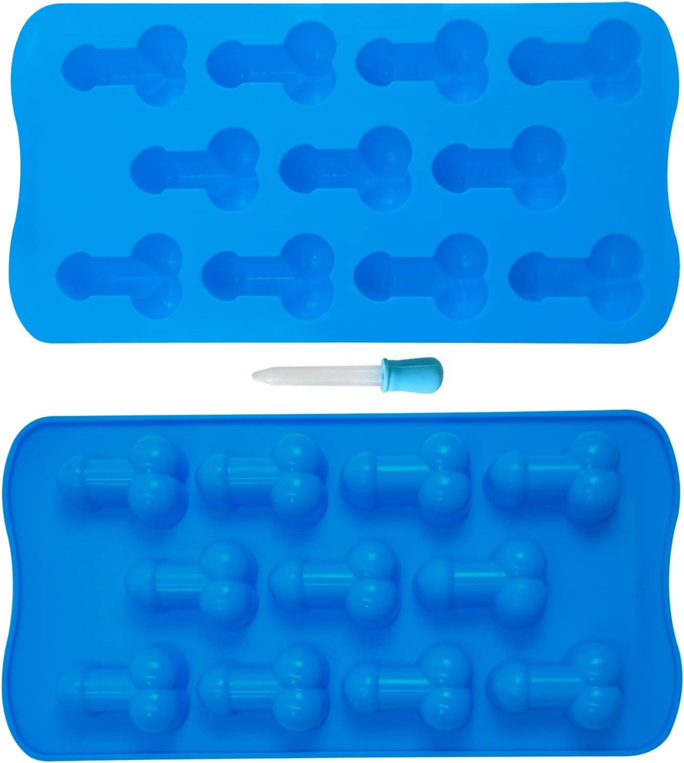 2 Silikonformen (blau)